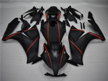 Matt Schwarz Rot CBR 1000 RR 2012-2016 Verkleidungen