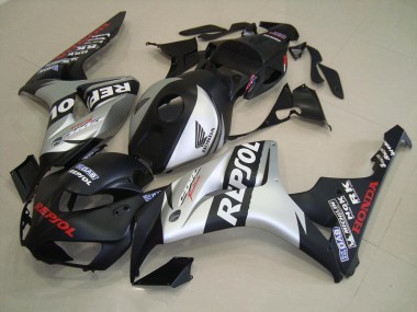 Matt Schwarz Silber Repsol CBR 1000 RR 2006-2007 Verkleidungen
