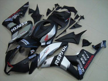 Matt Schwarz Silber Repsol CBR 600 RR 2007-2008 Verkleidungen