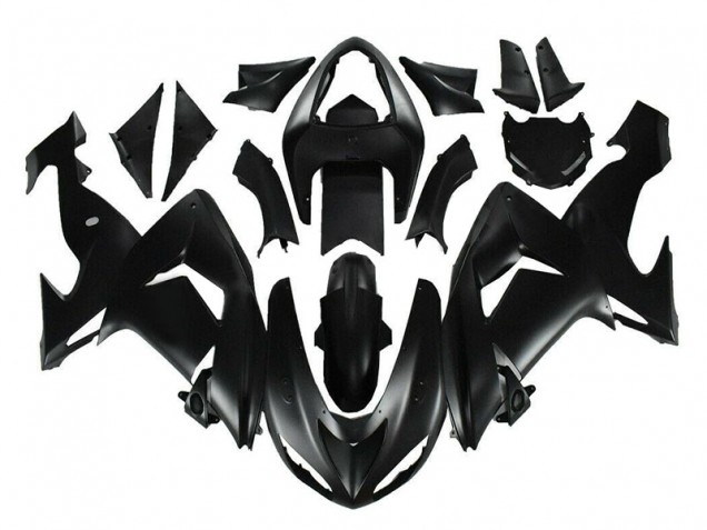 Matt Schwarz ZX10R 2006-2007 Verkleidung Matt Schwarz ZX10R 2006-2007 Verkleidung