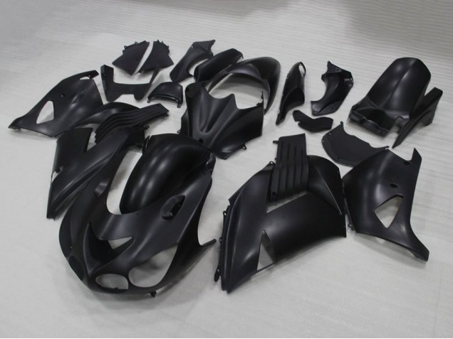 Matt Schwarz ZX14R ZZR 1400 2006-2011 Verkleidungen Matt Schwarz ZX14R ZZR 1400 2006-2011 Verkleidungen