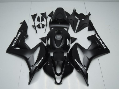 Matt Schwarz mit Weißem Aufkleber CBR 600 RR 2007-2008 Verkleidungen