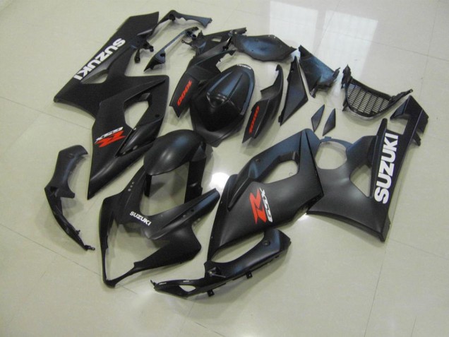 Matt Schwarz mit Weißen Aufklebern GSXR 1000 K5 2005-2006 Verkleidungen Matt Schwarz mit Weißen Aufklebern GSXR 1000 K5 2005-2006 Verkleidungen