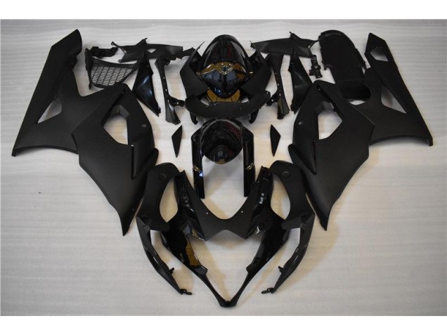 Matt schwarz Glänzend GSXR 1000 K5 2005-2006 Verkleidungen Matt schwarz Glänzend GSXR 1000 K5 2005-2006 Verkleidungen