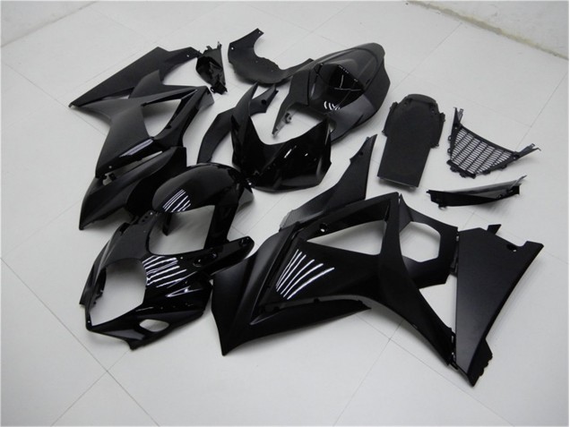Matt schwarz Glänzend GSXR 1000 K7 2007-2008 Verkleidungen