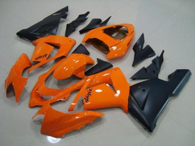 Orange Matt Schwarz ZX10R 2003-2005 Verkleidungen