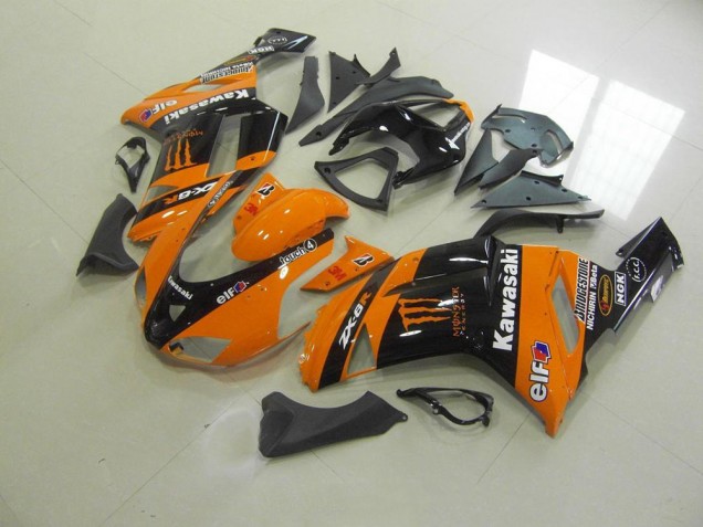 Orange Monster ZX6R 2007-2008 Verkleidungen Orange Monster ZX6R 2007-2008 Verkleidungen