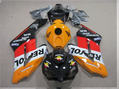 Orange Rot Repsol CBR 1000 RR 2004-2005 Verkleidungen