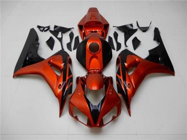 Orange Schwarz CBR 1000 RR 2006-2007 Verkleidungen