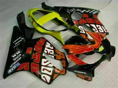 Orange Schwarz CBR 600 F4i 2001-2003 Verkleidungen