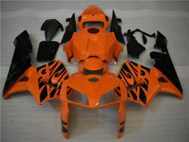 Orange Schwarz CBR 600 RR 2005-2006 Verkleidungen & Plastik