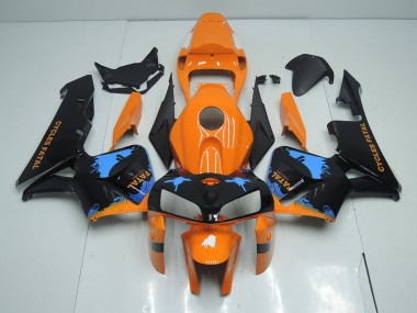 Orange Schwarz CBR 600 RR 2005-2006 VollVerkleidungen & Plastik
