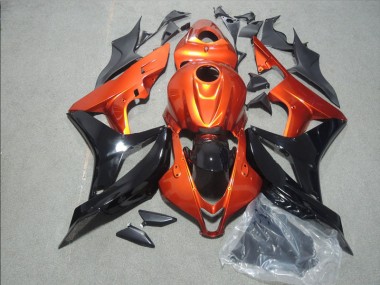Orange Schwarz CBR 600 RR 2007-2008 Verkleidungen