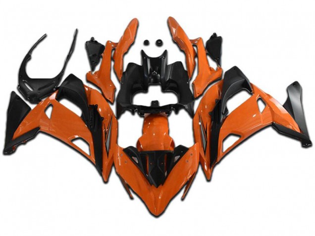 Orange Schwarz EX650 2017-2019 Verkleidungen Orange Schwarz EX650 2017-2019 Verkleidungen