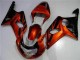 Orange Schwarz GSXR 1000 K1 2000-2002 Verkleidungen Orange Schwarz GSXR 1000 K1 2000-2002 Verkleidungen