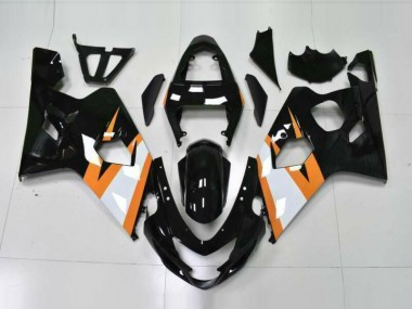Orange Schwarz GSXR 600 / 750 K4 2004-2005 Verkleidung