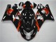 Orange Schwarz GSXR 600 / 750 K4 2004-2005 Verkleidungen Orange Schwarz GSXR 600 / 750 K4 2004-2005 Verkleidungen