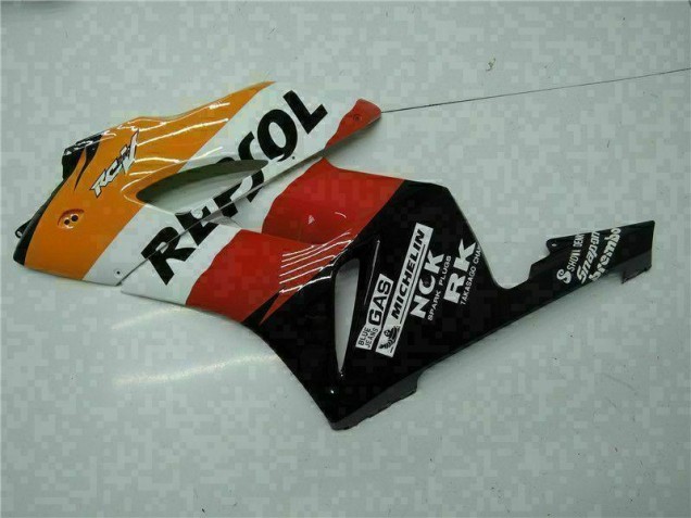 Orange Schwarz Repsol CBR 1000 RR 2004-2005 Vollverkleidung Orange Schwarz Repsol CBR 1000 RR 2004-2005 Vollverkleidung
