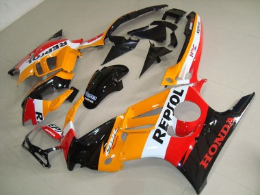 Orange Schwarz Repsol CBR 600 F3 1995-1998 Verkleidungen