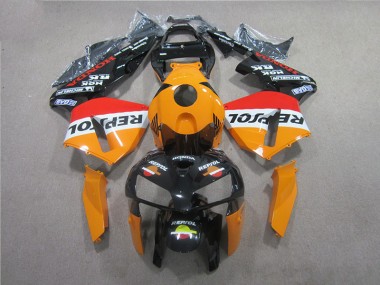 Orange Schwarz Repsol CBR 600 RR 2005-2006 Verkleidung