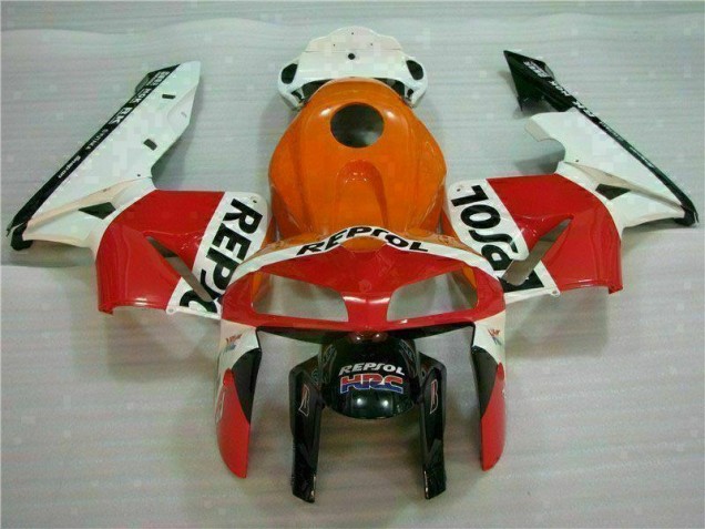 Orange Schwarz Repsol CBR 600 RR 2005-2006 Verkleidungen Orange Schwarz Repsol CBR 600 RR 2005-2006 Verkleidungen
