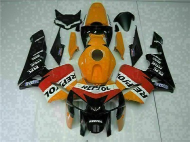 Orange Schwarz Repsol CBR 600 RR 2005-2006 Vollverkleidung