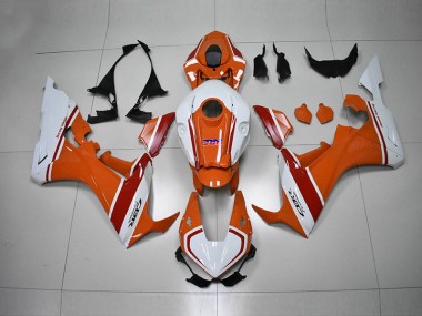 Orange Weiß HRC CBR 1000 RR 2017-2023 Verkleidungen