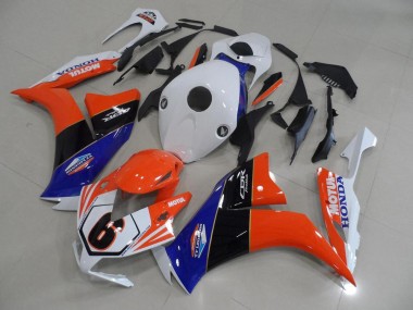 Orange Weiß TT Legend CBR 1000 RR 2012-2016 Verkleidungen