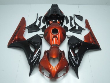 Orange und Schwarz CBR 1000 RR 2006-2007 Verkleidungen