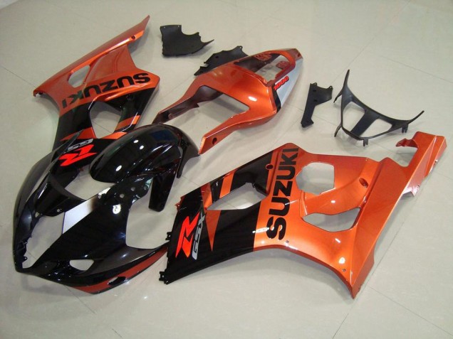 Orange und Schwarz GSXR 1000 K3 2003-2004 Verkleidungen Orange und Schwarz GSXR 1000 K3 2003-2004 Verkleidungen