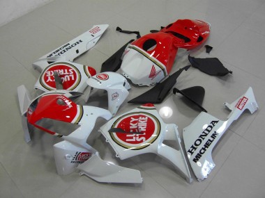 Perl Weiß Lucky Strike CBR 600 RR 2005-2006 Verkleidungen