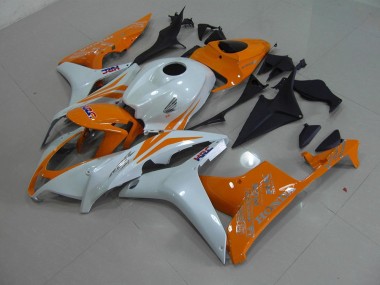 Perl Weiß Orange CBR 600 RR 2007-2008 Verkleidungen