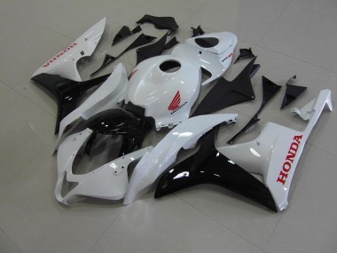 Perl Weiß Schwarz CBR 600 RR 2007-2008 Verkleidungen