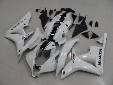 Perl Weiß mit schwarzen Streifen CBR 600 RR 2007-2008 Verkleidungen