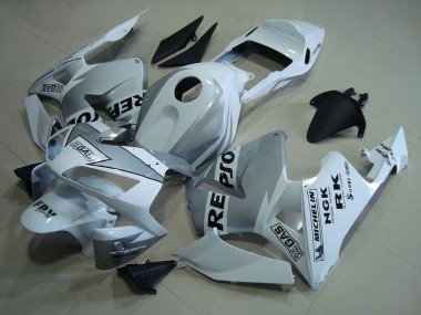 Repsol Weiß Silber CBR 600 RR 2003-2004 Verkleidungen