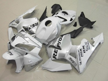 Repsol Weiß Silber CBR 600 RR 2005-2006 Verkleidungen