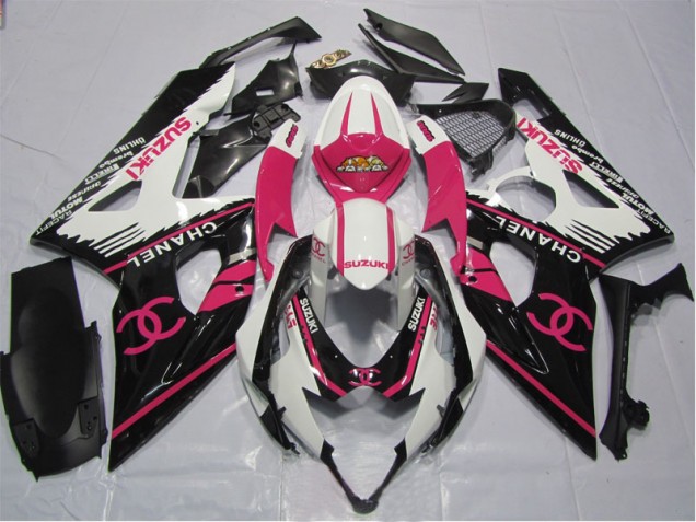 Rosa Chanel GSXR 1000 K5 2005-2006 Verkleidungen Rosa Chanel GSXR 1000 K5 2005-2006 Verkleidungen