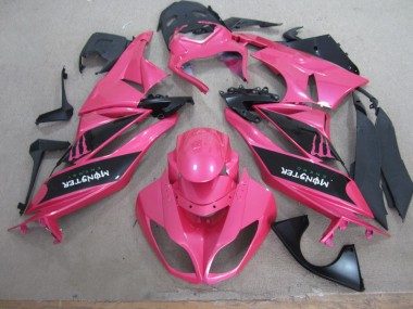 Rosa Schwarz Monster ZX6R 2009-2012 Verkleidungen