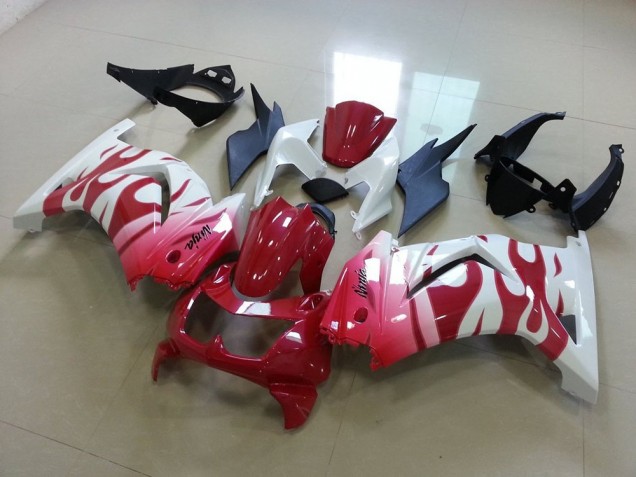 Rosarote Flamme ZX 250R 2008-2012 Verkleidungen