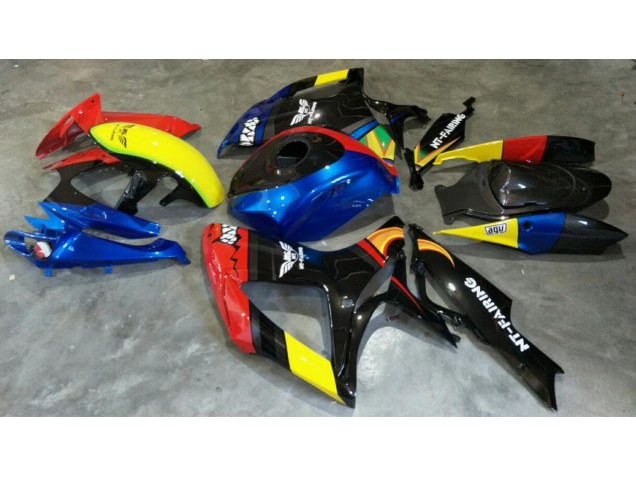 Rot Blau GSXR 600 / 750 K6 2006-2007 Verkleidungen Rot Blau GSXR 600 / 750 K6 2006-2007 Verkleidungen