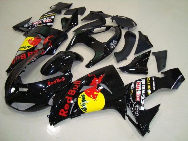 Rot Bull ZX10R 2006-2007 Verkleidungen