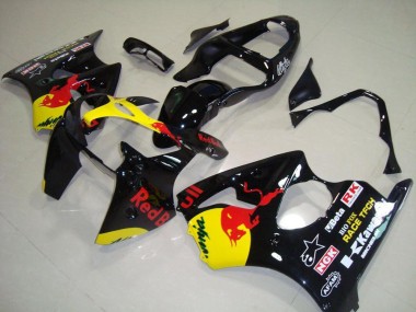 Rot Bull ZX6R 2000-2002 Verkleidungen