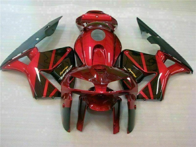 Rot CBR 600 RR 2005-2006 Vollverkleidung Rot CBR 600 RR 2005-2006 Vollverkleidung