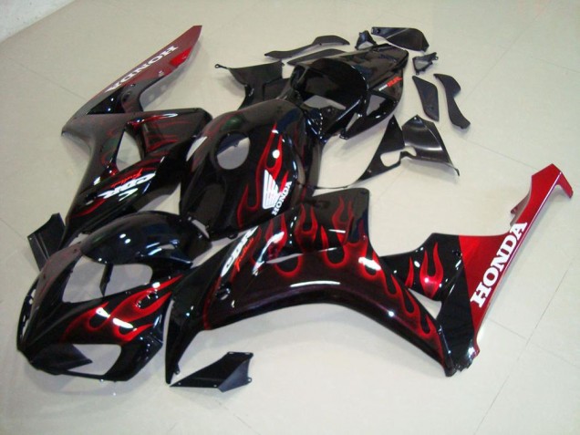Rot Flamme CBR 1000 RR 2006-2007 Verkleidungen Rot Flamme CBR 1000 RR 2006-2007 Verkleidungen