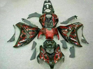 Rot Flamme CBR 1000 RR 2008-2011 Verkleidung