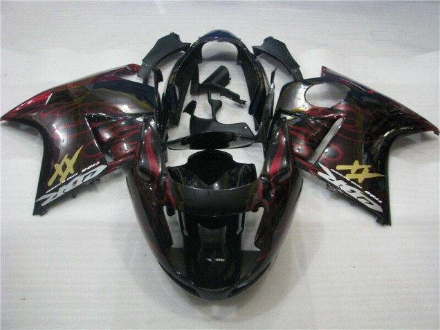 Rot Flamme CBR 1100 XX 1996-2007 Verkleidungen Rot Flamme CBR 1100 XX 1996-2007 Verkleidungen