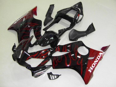 Rot Flamme CBR 600 F4i 2001-2003 Verkleidung