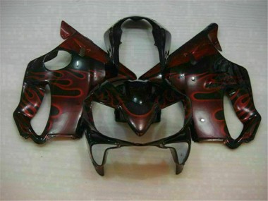 Rot Flamme CBR 600 F4i 2004-2007 Verkleidungen