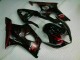 Rot Flamme GSXR 1000 K3 2003-2004 Verkleidungen Rot Flamme GSXR 1000 K3 2003-2004 Verkleidungen