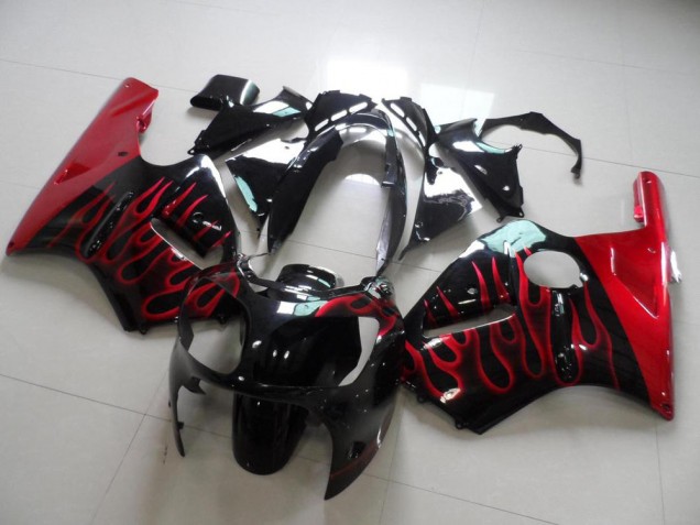 Rot Flamme ZX12R 2000-2001 Verkleidungen Rot Flamme ZX12R 2000-2001 Verkleidungen